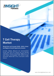 T Cell Therapy Market Size and Forecasts, Global and Regional Share, Trends, and Growth Opportunity Analysis Report Coverage: By Modality, Therapy Type, Indication, and Geography