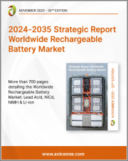 Worldwide Rechargeable Battery Market 2024-2035 - 32nd Edition