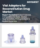 Vial Adaptors for Reconstitution Drug Market Size, Share, and Growth Analysis, By Material (Plastic, Glass), By Product Size, By Product Type, By Therapeutic Area, By Delivery Mode, By End-User, By Region - Industry Forecast 2026-2033