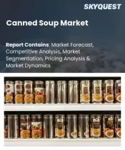 Canned Soup Market Size, Share, and Growth Analysis, By Soup Type (Clear Soup, Cream Soup), By Format, By Taste Profile, By Packaging Size, By Distribution Channel, By Region - Industry Forecast 2026-2033