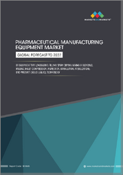 Pharmaceutical Manufacturing Equipment Market by Equipment Type (Packaging, Filling, Spray Drying, Mixing & Blending, Milling, Tablet Compression, Inspection, Granulation, Sterilization), End Product (Solid, Liquid), Technology - Global Forecast to 2032