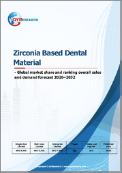 Zirconia Based Dental Material- Global Market Share and Ranking, Overall Sales and Demand Forecast 2026-2032