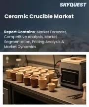 Ceramic Crucible Market Size, Share, and Growth Analysis, By Material Type (Alumina, Zirconia), By Manufacturing Process, By Application Vertical, By Temperature Resistance Range, By Region - Industry Forecast 2026-2033
