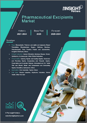 Pharmaceutical Excipients Market Size and Forecast 2021 - 2034, Global and Regional Share, Trend, and Growth Opportunity Analysis Report Coverage: By Type, Clinical Indication, Functionality, Application, End User, and Geography