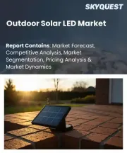 Outdoor Solar LED Market Size, Share, and Growth Analysis, By Product Type (Solar Street Lights, Solar Garden Lights), By Battery Type (Li-ion, Lead-Acid), By Application, By Distribution, By Region - Industry Forecast 2026-2033