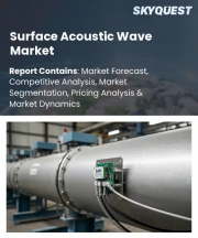 Surface Acoustic Wave Market Size, Share, and Growth Analysis, By Sensor Sensing Type (Temperature Sensors, Pressure Sensors), By Device Type Design, By Material Substrate Base, By End-Use Industry Vertical, By Region - Industry Forecast 2026-2033