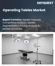 Operating Tables Market Size, Share, and Growth Analysis, By Type (General Surgery Tables, Orthopedic & Trauma Tables), By Power (Manual, Hydraulic), By Application, By End-User, By Region - Industry Forecast 2026-2033