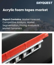Acrylic foam tapes market Size, Share, and Growth Analysis, By Product Type, By Application, By End-use Industry, By Adhesive Type, By Foam Type, By Distribution Channel, By Region - Industry Forecast 2026-2033