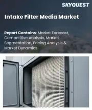 Intake Filter Media Market Size, Share, and Growth Analysis, By Media Type (Fiberglass Media, Synthetic / Polyester Media), By Filtration Efficiency, By End-Use Application, By Form Factor, By Region - Industry Forecast 2026-2033