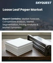 Loose Leaf Paper Market Size, Share, and Growth Analysis, By Paper Size, By Ruling Type, By Punched Hole Configuration, By End User Group, By Distribution Channel, By Region - Industry Forecast 2026-2033