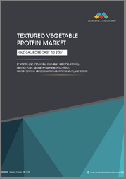 Textured Vegetable Protein Market by Source (Soy, Pea, Wheat, Other Sources), Product Form (Granules, Chunks/Cubes, Flakes, Crumbles, Others), Nature, Application, Protein Content, Processing Method, Functionality, and Region - Global Forecast to 2031