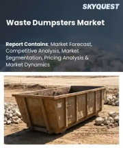 Waste Dumpsters Market Size, Share, and Growth Analysis, By Product Type (Front Load Dumpsters, Rear Load Dumpsters), By Material (Steel, Plastic), By Capacity, By End User, By Distribution Channel, By Region - Industry Forecast 2026-2033