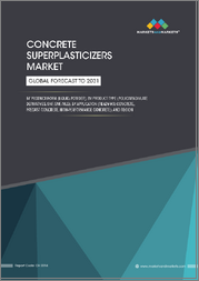 Concrete Superplasticizers Market by Product Form, Product Type, Application, and Region - Global Forecast to 2031